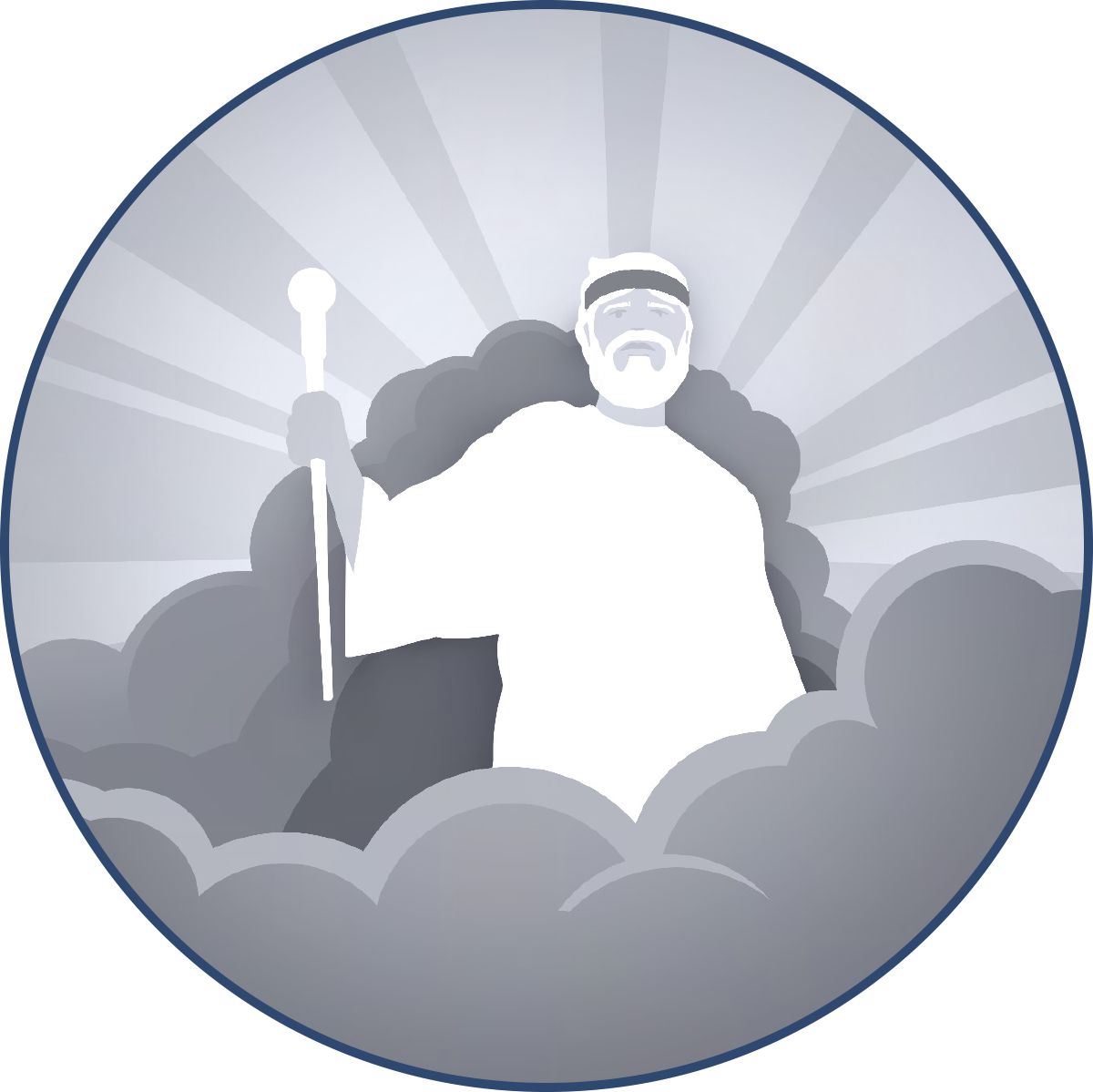 Jesús oguapy hína itróno yvagapeguápe