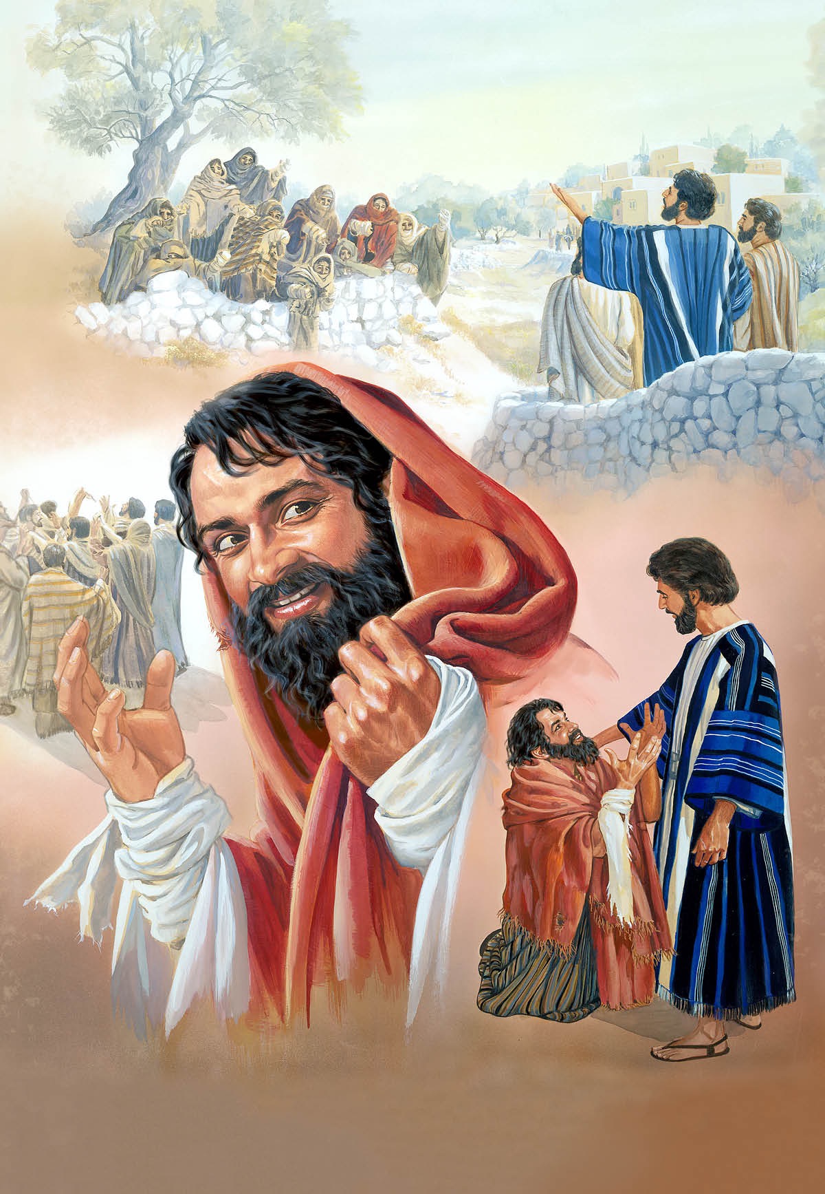 Diez lepróso ojerure Jesúspe oiporiahuvereko hag̃ua chupekuéra, umi lepróso ipotĩ, péro peteĩvante oagradese Jesúspe