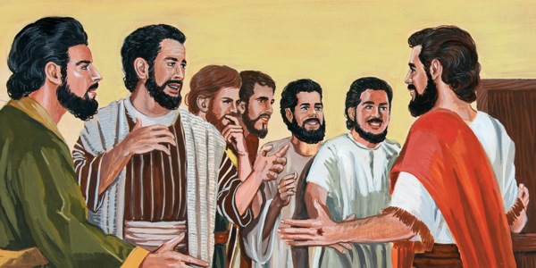 Jesús ojaparese idisipulokuérape orresusita rire