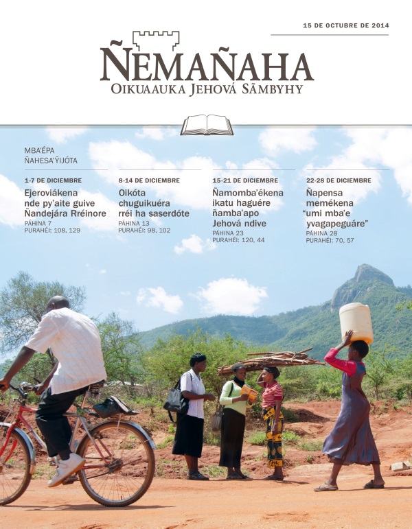 Ñemañaha ojestudiáva ape, 15 de octubre de 2014