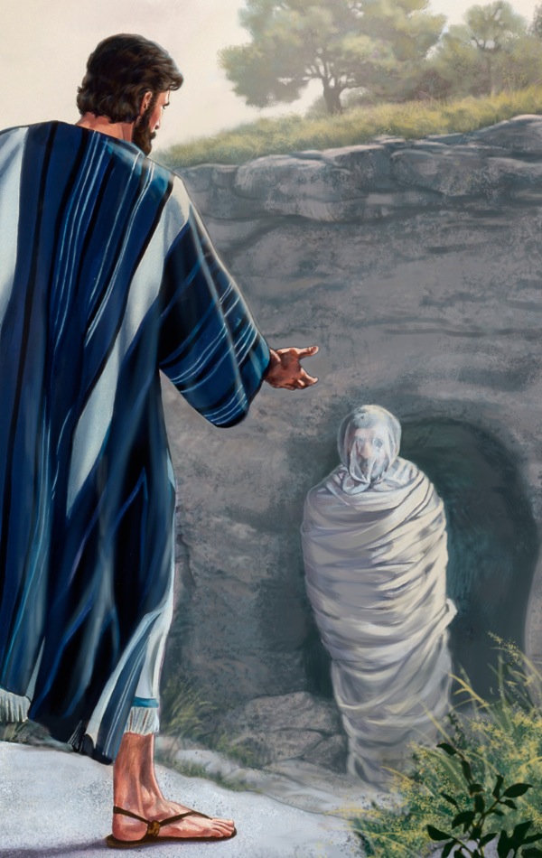 Jesús orresusita Lázarope ha haʼe osẽ pe túmbagui