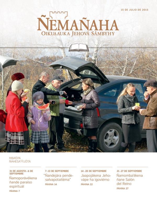 Ñemañaha 15 de julio de 2015 ape