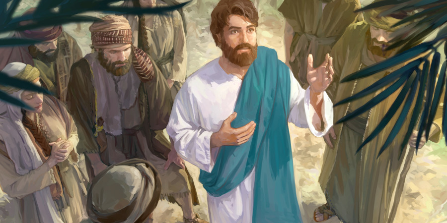Jesús oñemboʼe hína Ñandejárape ha idisipulokuéra oñakãity