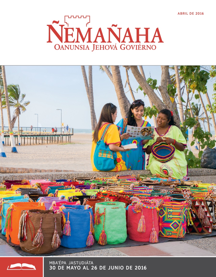 Ñemañaha ojestudiáva, Abril de 2016