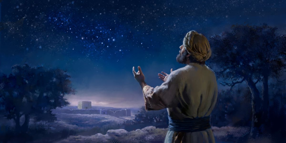 Pe salmísta oñemboʼy Jerusalén okárare. Haʼe omaña umi estréllare ha omombaʼeguasu Jehovápe