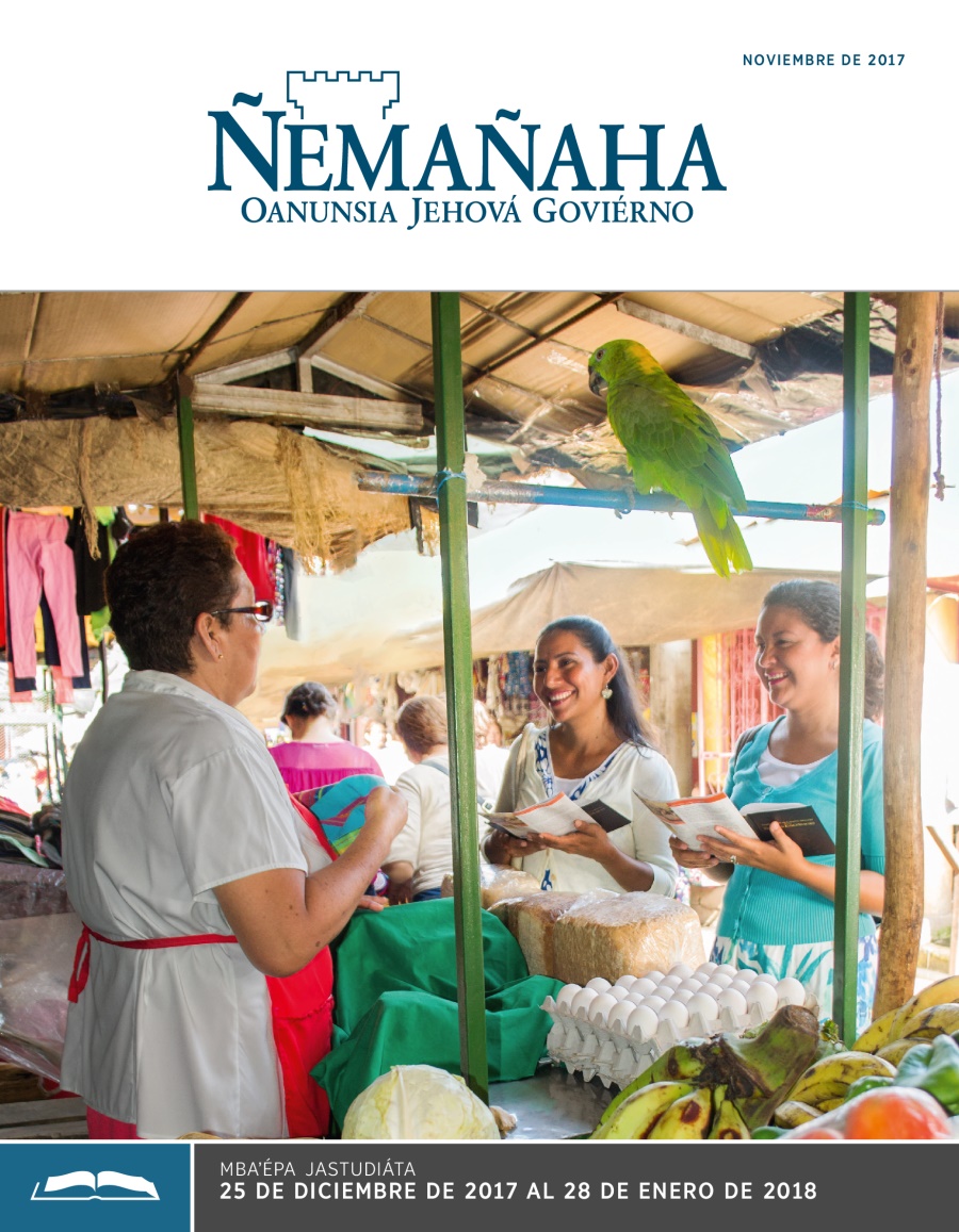 Ñemañaha ojestudiáva, Noviembre de 2017