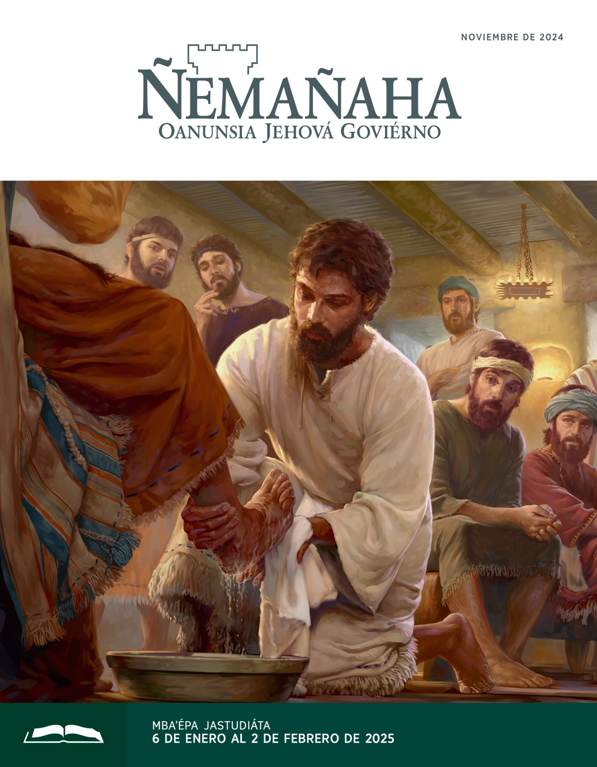 Jesús ombojepyhéi peteĩva umi ijapóstolpe ha umi ótro omañamba hese ha ndogueroviaséi.