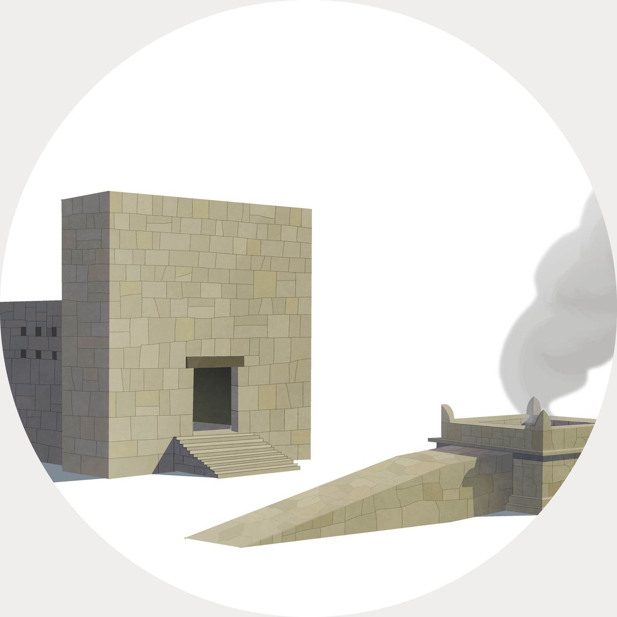 Pe témplo ha pe altár oñemopuʼã jey.