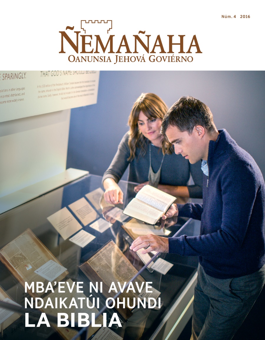 Rrevísta Ñemañaha, núm. 4 2016 | Mbaʼeve ni avave ndaikatúi ohundi la Biblia