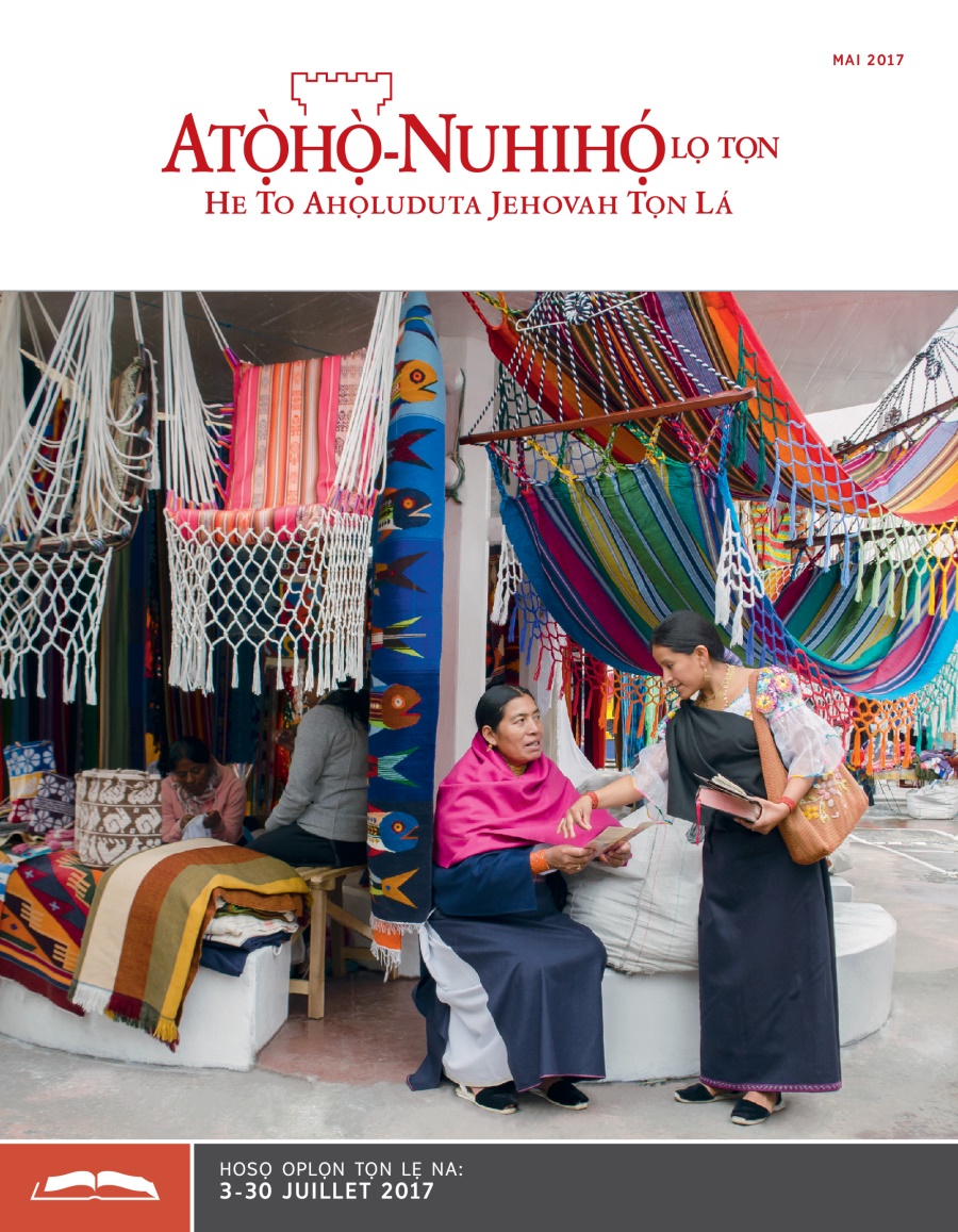 Atọ̀họ̀-Nuhihọ́ lọ Tọn—Zinjẹgbonu Oplọn Tọn, mai 2017
