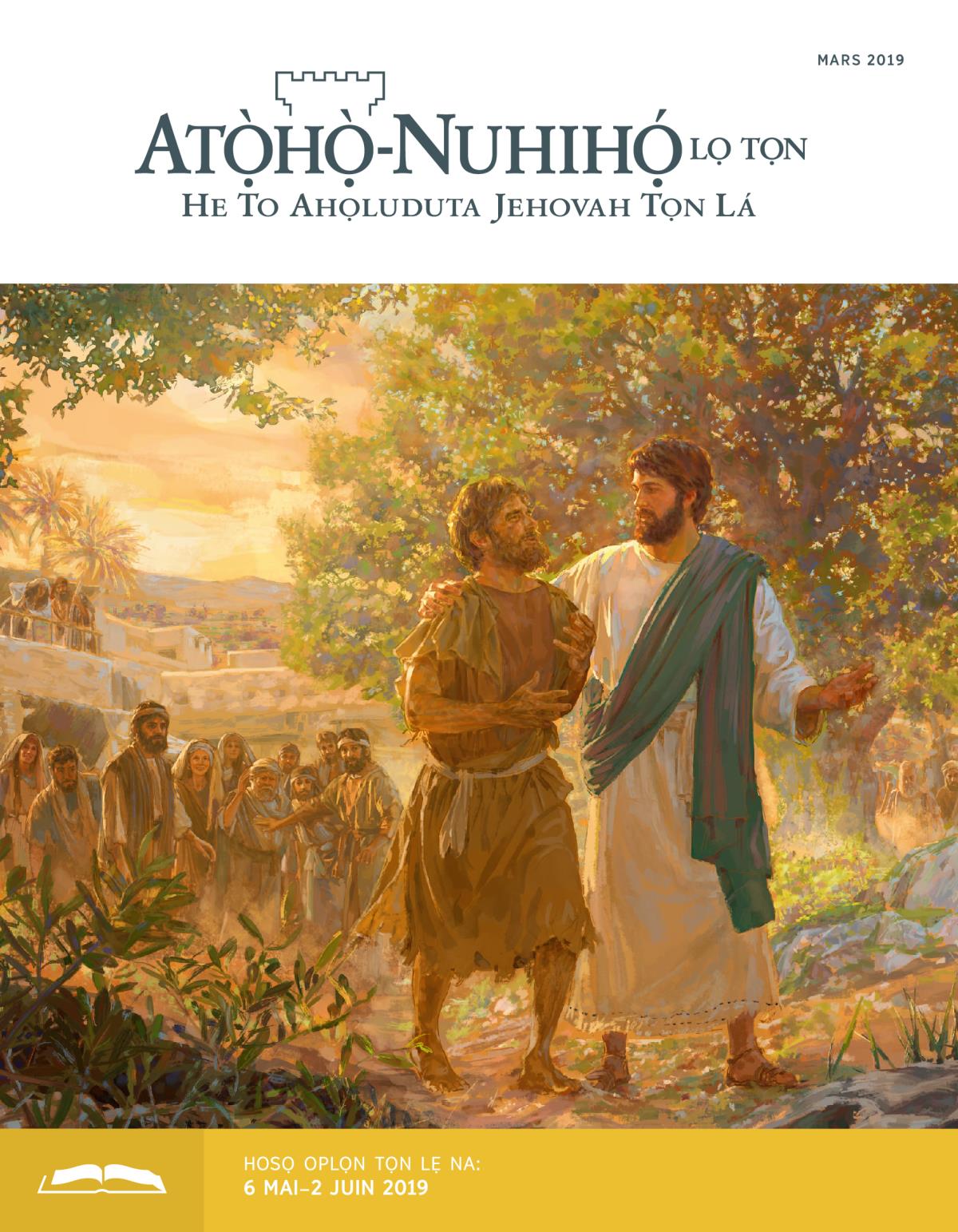 Atọ̀họ̀-Nuhihọ́ lọ Tọn Zinjẹgbonu Oplọn Tọn, mars 2019