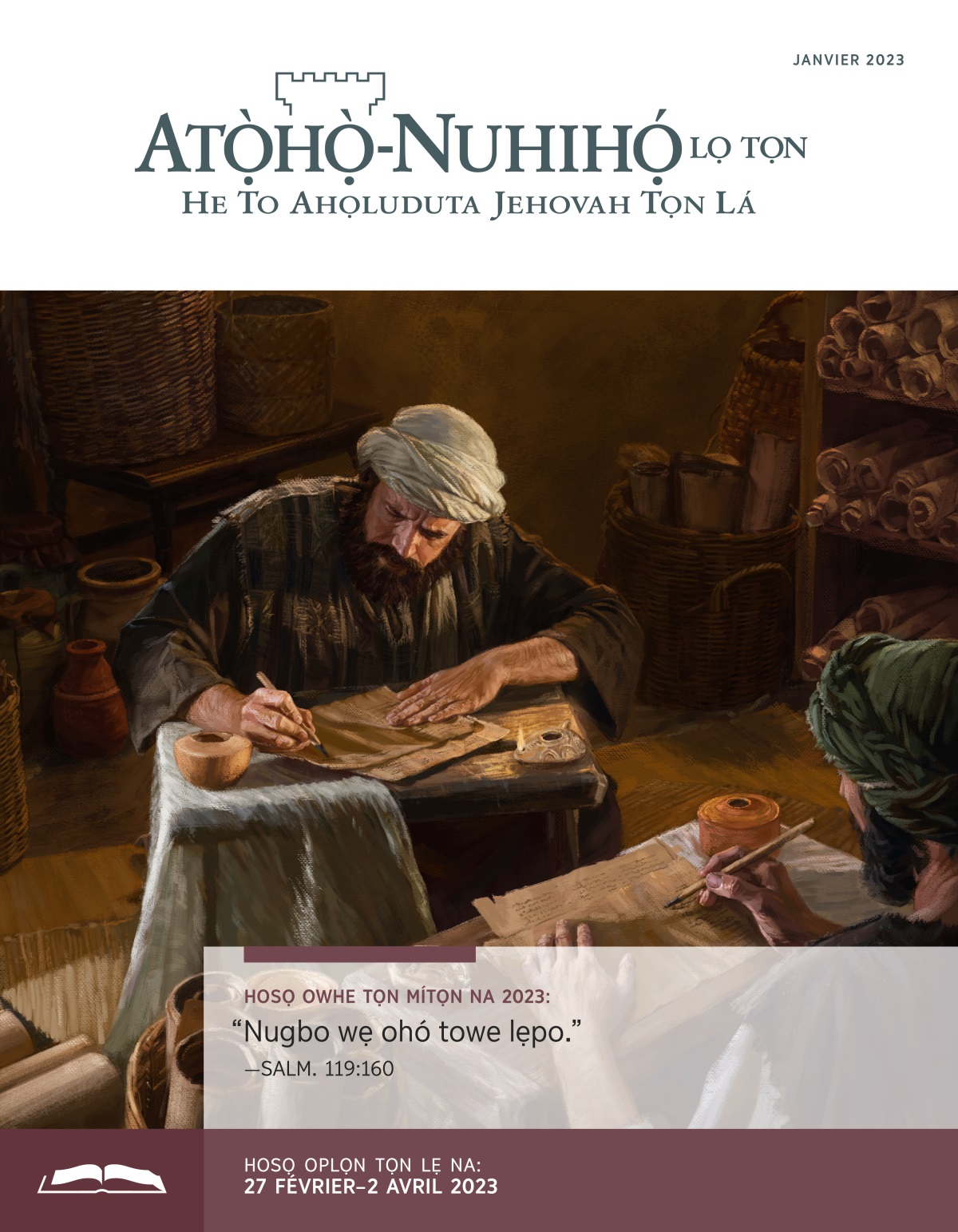 Atọ̀họ̀-Nuhihọ́ lọ Tọn, Zinjẹgbonu Oplọn Tọn, janvier 2023.