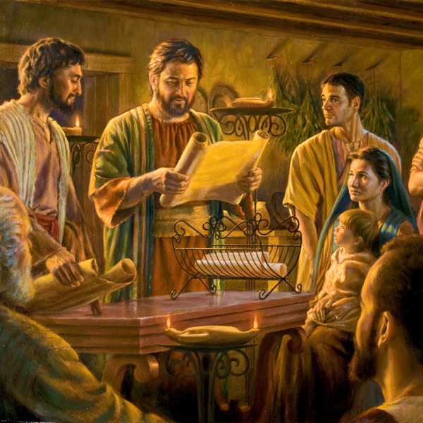 Cristianos del primer siglo leyendo una carta de la junta directiva