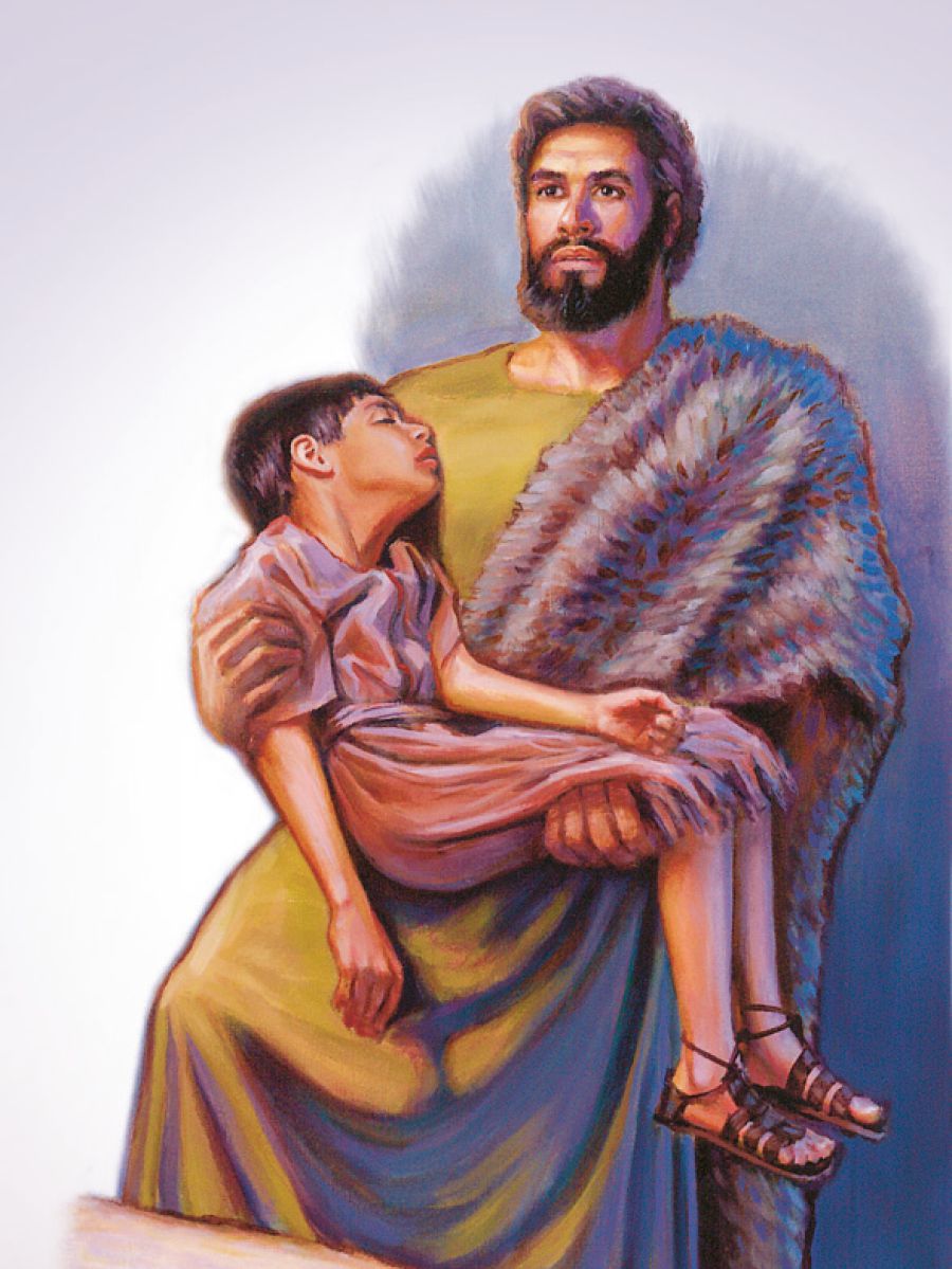 אליהו נושא ילד מת