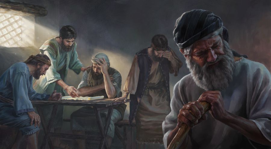 גולים יהודים חשים בושה כשיחזקאל מתאר להם את המקדש שראה בחזון.‏