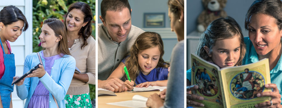 ככל שהילדה גדלה הוריה מקריאים לה,‏ מלמדים אותה ולוקחים אותה לשירות השדה