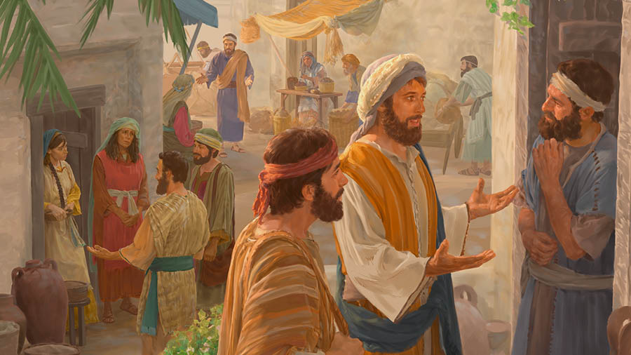 משיחיים קדומים מבשרים בקנאות מבית לבית ולסוחרים ברחוב.‏