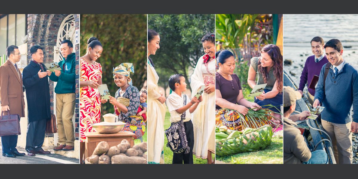 Ang mga Saksi ni Jehova nagabantala sa mga tawo sa madamo nga pungsod