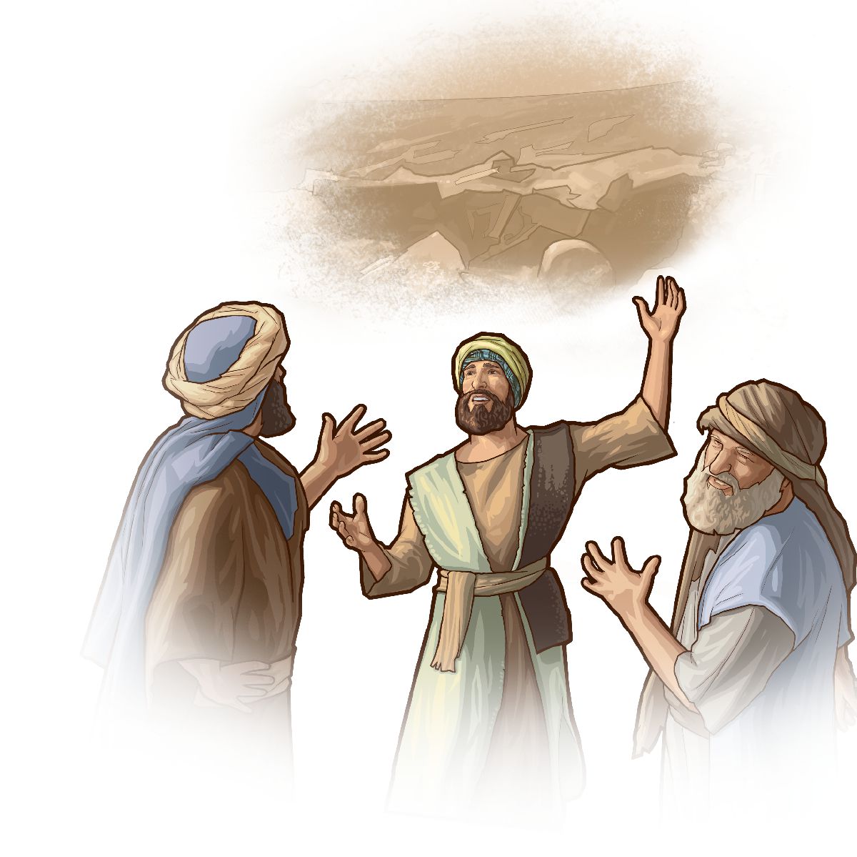 Yelemi cev lus tias lub nroog Yeluxalees yuav raug puam tsuaj