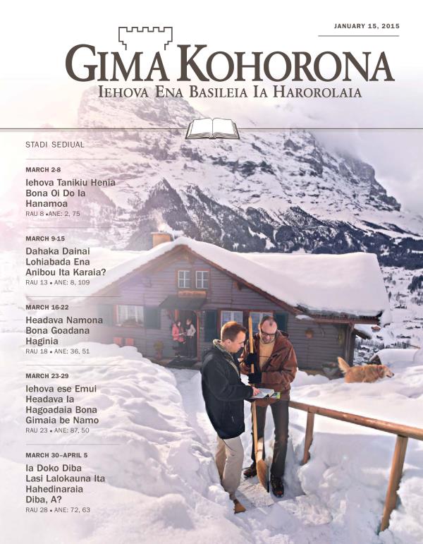 Gima Kohorona Stadi Gauna, January 15, 2015 ena rau ginigunana