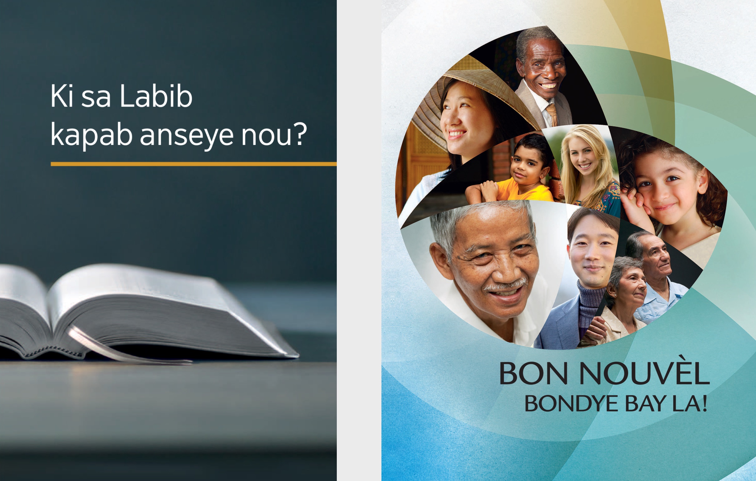 Liv ‘Ki sa Labib kapab anseye nou?’ an ak bwochi ‘Bon nouvèl Bondye bay la!’