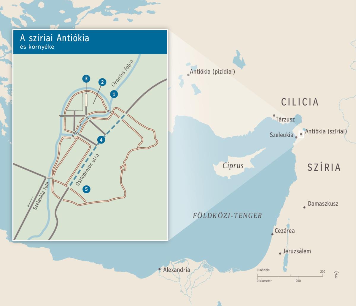 A szíriai Antiókia – A kereszténység egyik első századi központja