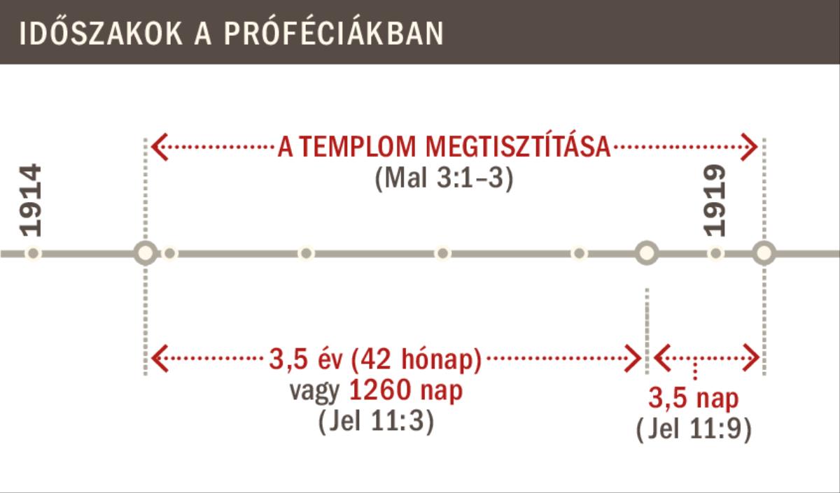 Időegyenes: a templom megtisztítása, 1914–1919
