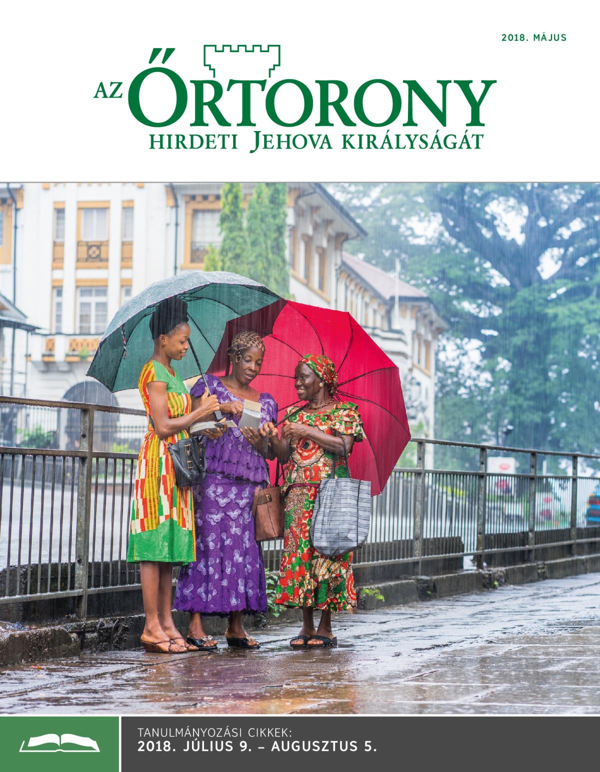 Őrtorony – Tanulmányozásra szánt kiadás, 2018. május