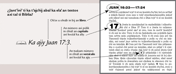 Jún i tʼiplab abal jantʼini ti ka elaʼ an textos axi tal ti Biblia