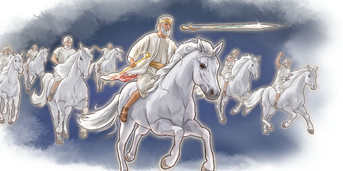 Tin wi’ a Jesús u kalel jún i nakat kutsíl ani an ángeles in punam i bichimchik dhakni’