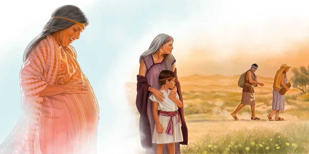 A Sara kʼwajat koʼodh; a Sara ani a Isaac in metʼalchik abal a Agar ani a Ismael neʼetsitschik