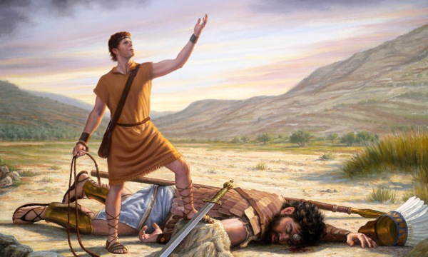 A David in tsemdhaʼ a Goliat