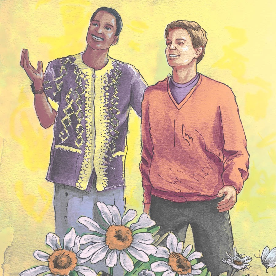 Երկու տղամարդիկ դրախտին մէջTwo men in Paradise