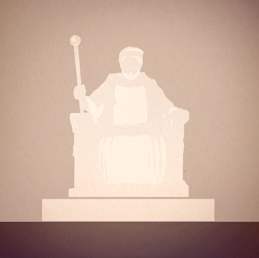 Քրիստոս իր երկնային գահին վրայ