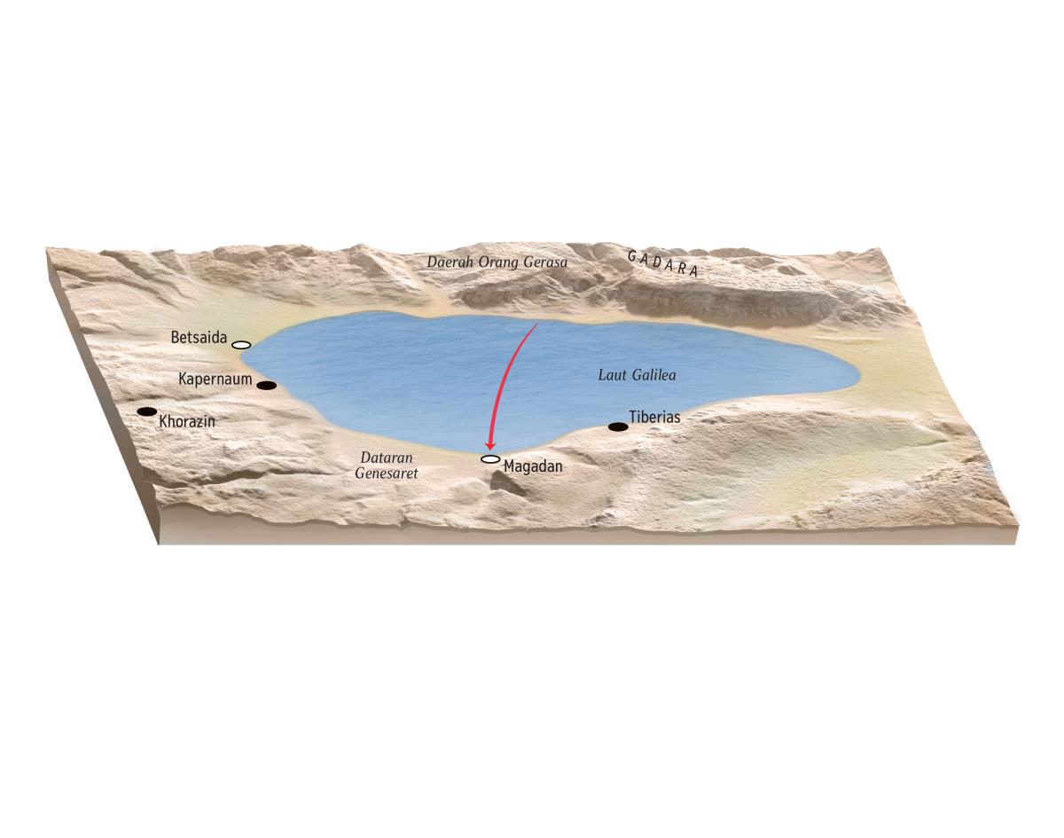 Magadan di Tepi Laut Galilea