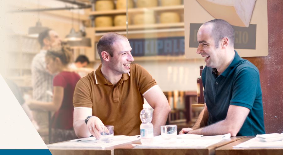 Federico dan Antonio bersantai bersama