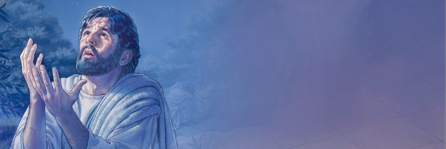 Ebe Jizọs na-ekpe ekpere