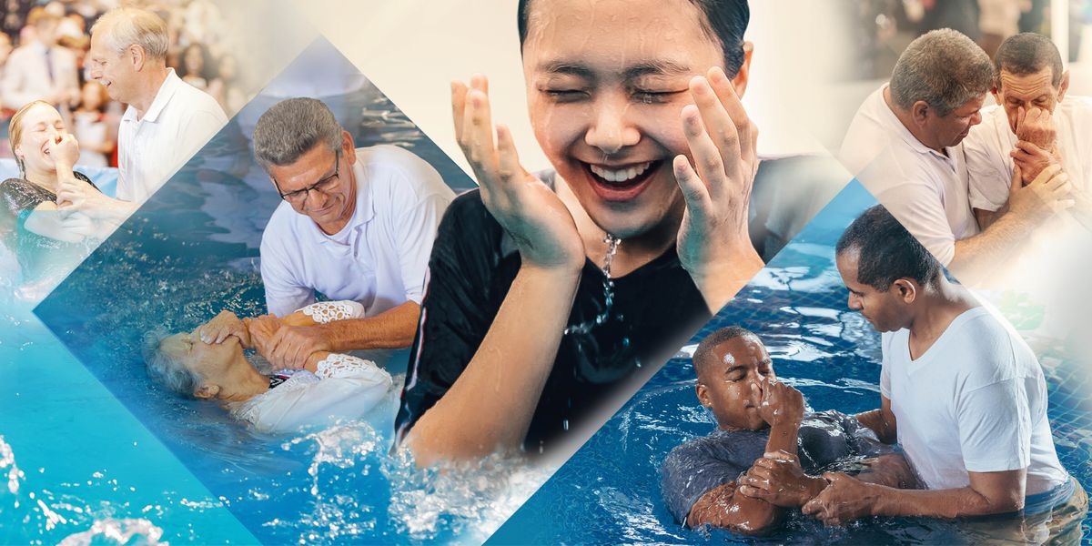 Young and Old People from different places, de baptize.