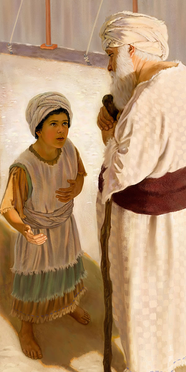 Ibagbaga ti ubing a ni Samuel ken ni Eli ti mensahe a panangukom ni Jehova