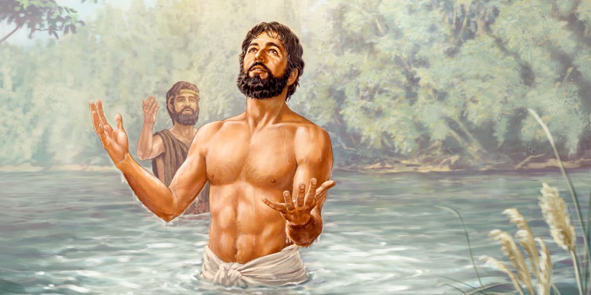 Nakatangad ni Jesus idiay langit kalpasan a nabautisaran idiay Karayan Jordan