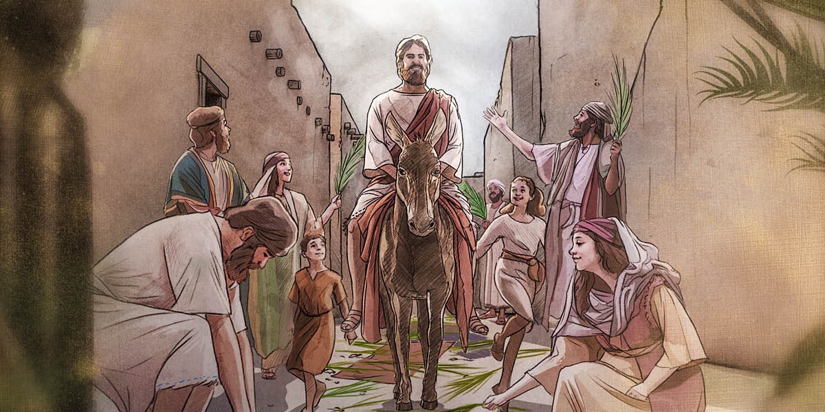 Naballigi nga iseserrek ni Jesus iti Jerusalem a nakasakay iti asno