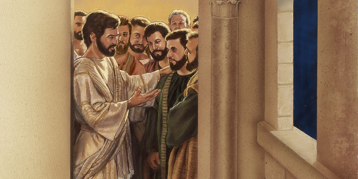 Makisarsarita ni Jesus kadagiti apostolna idi pumanawda iti makinngato a kuarto
