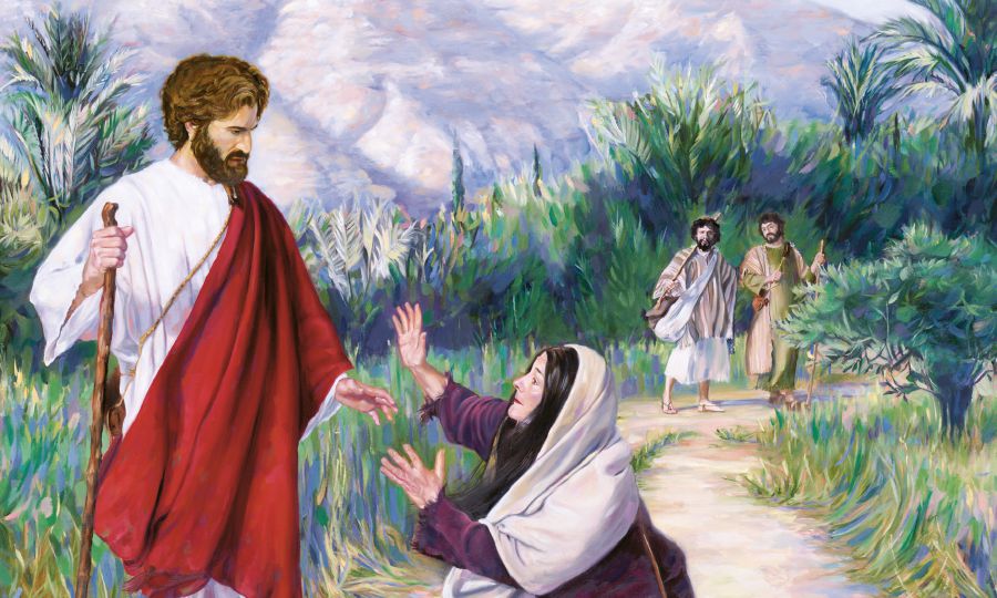 Kidkiddawen ni Salome ken Jesus nga ikkanna iti espesial a posision dagiti annakna a da Santiago ken Juan