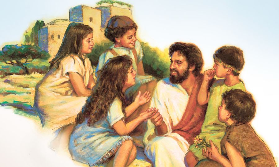 Ni Jesus a napalawlawan kadagiti ubbing