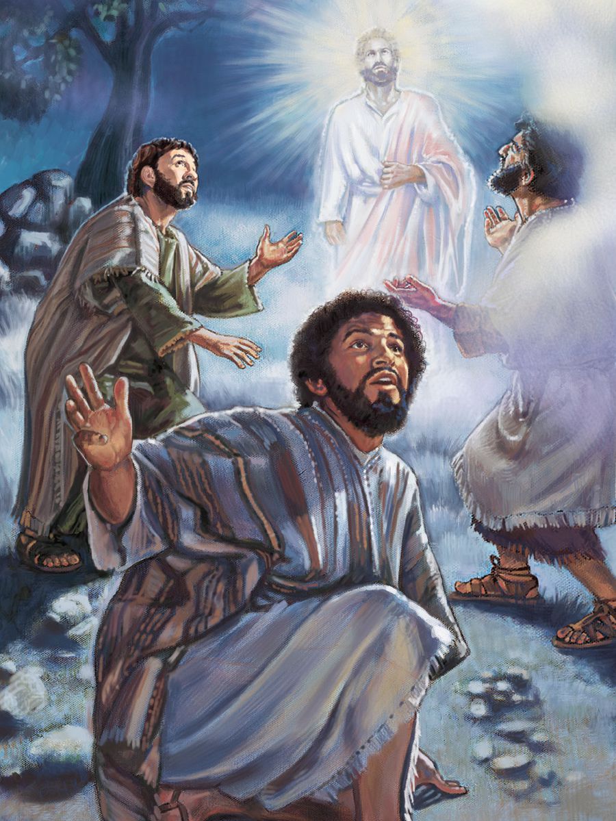 Nagbalbaliw ti langa ni Jesus bayat a kaduana da Pedro, Santiago, ken Juan