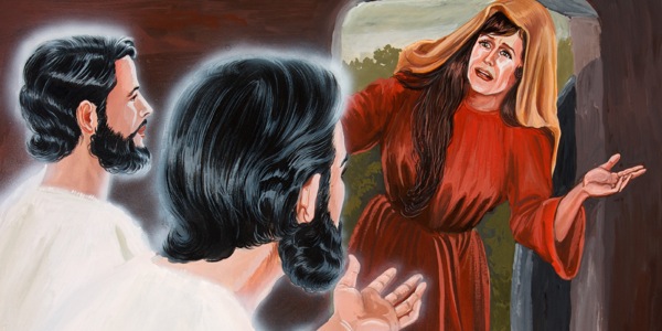 Ibagbaga ti dua nga anghel ken ni Maria a napagungar ni Jesus