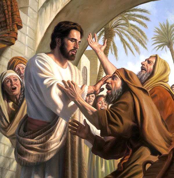 Ni Jesus ag-agasanna ti bulsek nga agpalpalama
