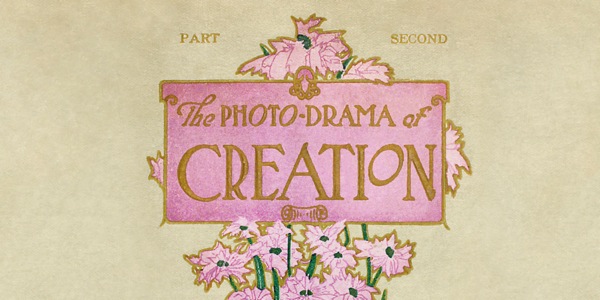 Karatula a mangipakpakaammo iti Photo-Drama of Creation