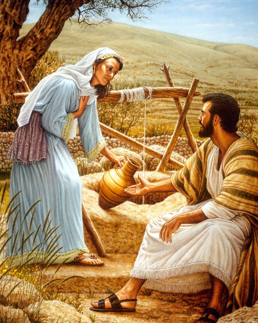 Makisarsarita ni Jesus iti Samaritana iti bubon