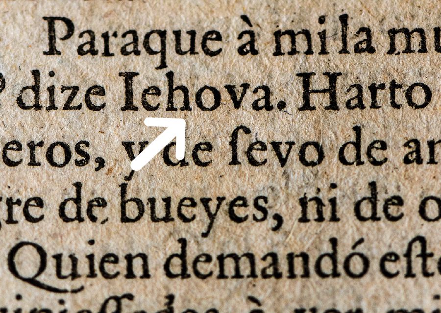 Ti nagan ti Dios iti Spanish iti Reina-Valera a bersion ti Biblia